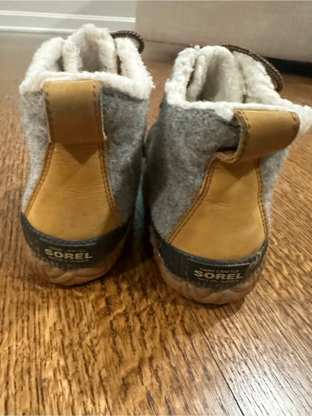 Sorel Black, Tan & Gray Women’s Insulated Duck Boots